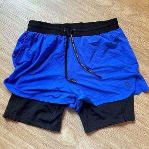 Bandit Running Shorts - Blue - 5’ - Like New